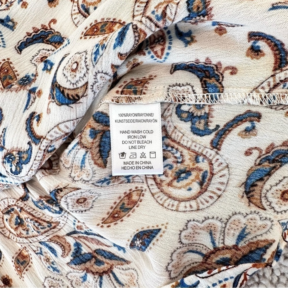 Isla Maude Anthropologie Perla Tied-Sleeve Buttondown - Picture 7 of 14